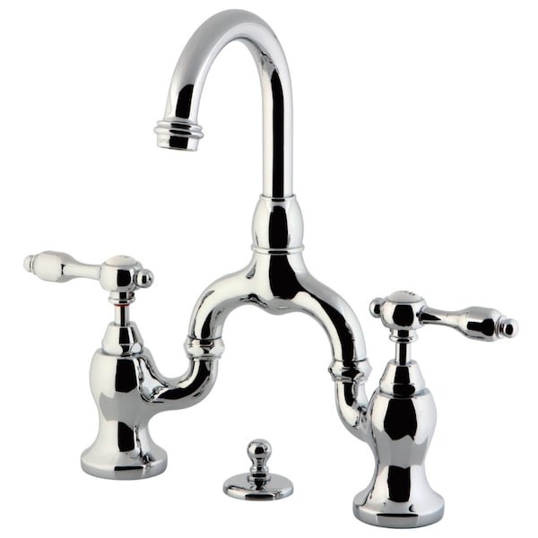 KS7991TAL Bridge Bathroom Faucet, Polished Chrome